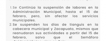 IMPORTANTE COMUNICADO A LA CIUDADANIA
