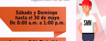 Atento aviso: Entrega de cartillas y hojas de liberación