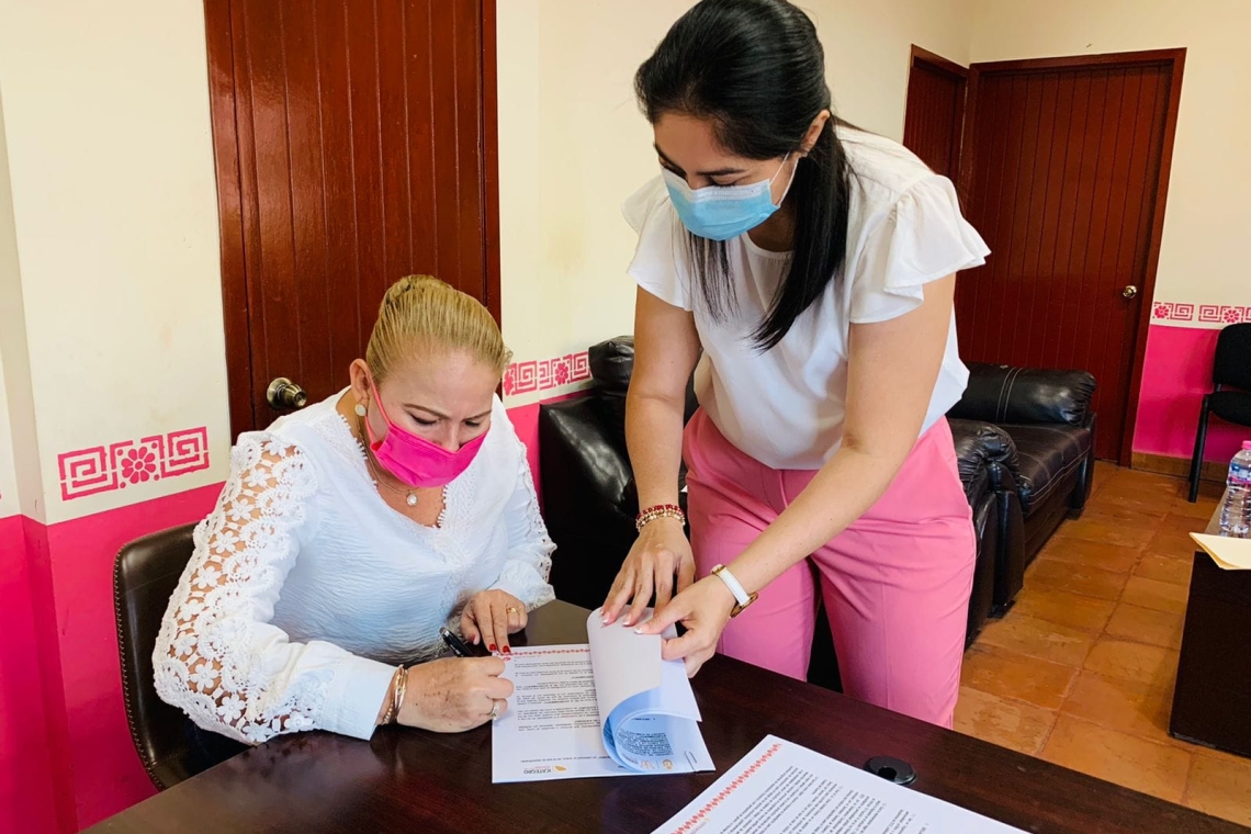 “Firma de Convenio de Colaboración” entre el municipio de Cutzamala de Pinzón y el Instituto de Capacitación para el Trabajo en el Estado de Guerrero