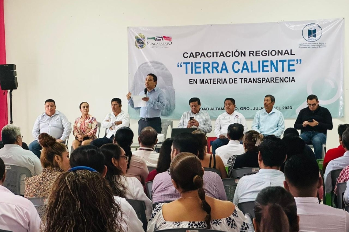 "Capacitación Regional Tierra Caliente en Materia de Transparencia"